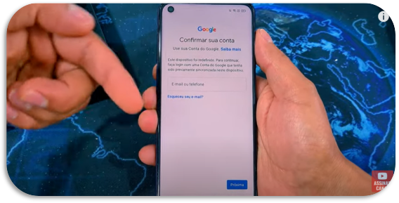 desbloqueio frp conta google