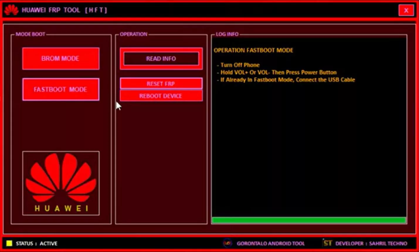 huawei frp tool fastboot mode