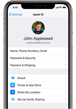 ID Apple incorreto no iPhone