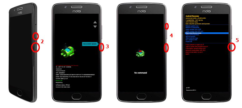 Formatar o Moto G4, G4 Plus