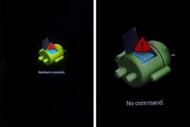 corrigir no command android