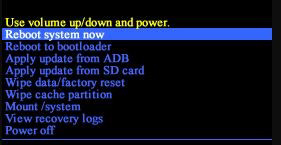 entrar no modo de recuperação 2