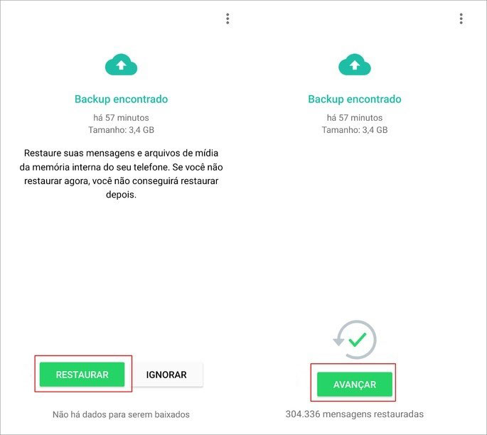 restaurar backup do whatsapp samsung