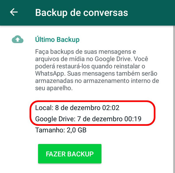 backup do whatsapp