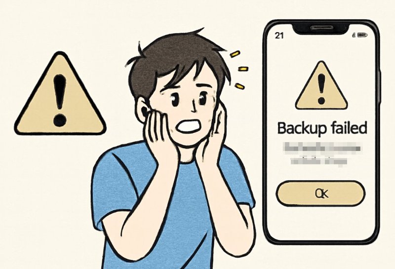 Backup failed