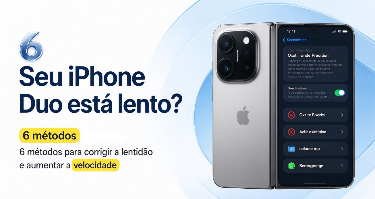 iPhone Duo rodando devagar