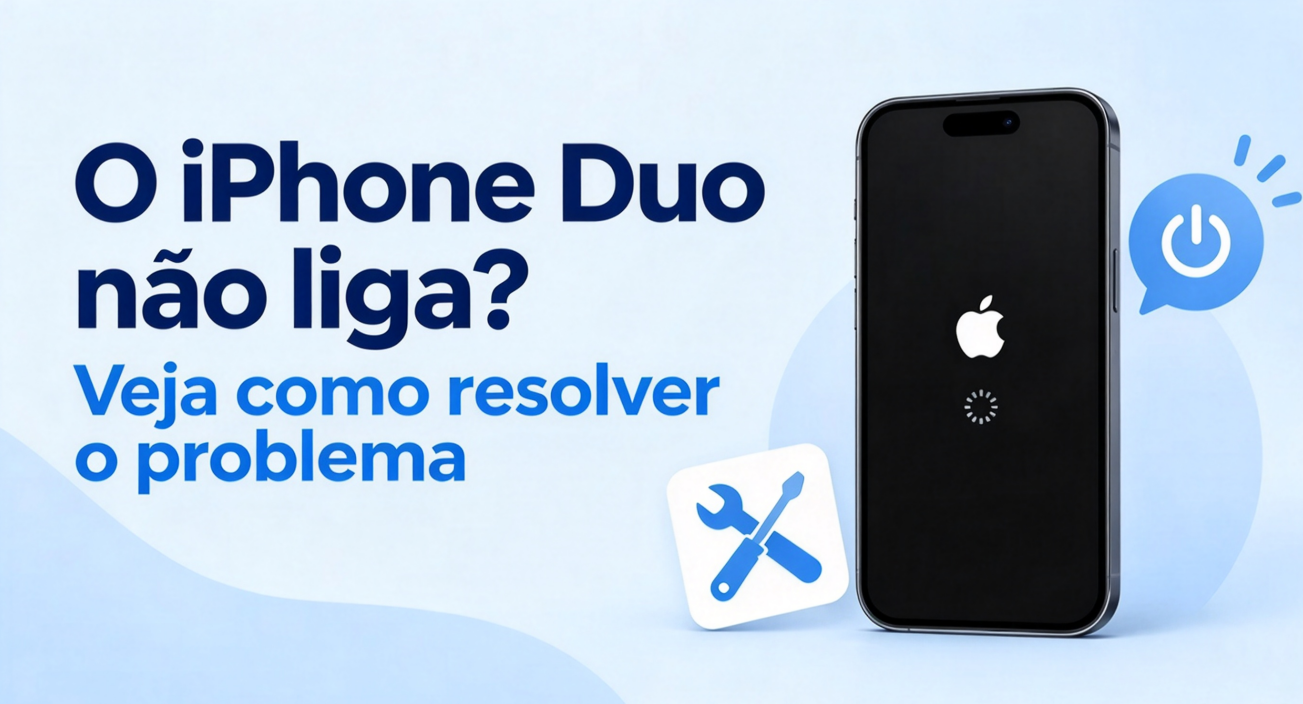 iPhone Duo não liga