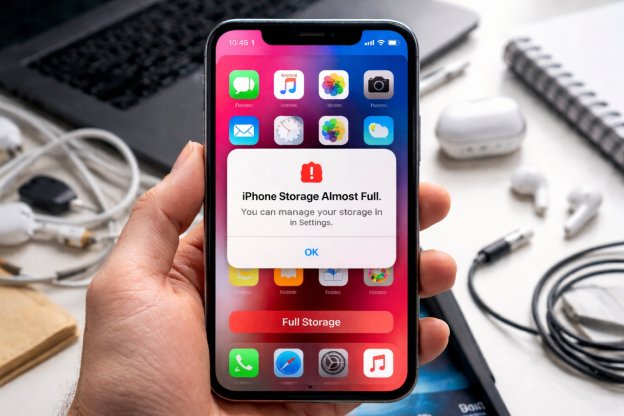 limpar espaco do iphone-icarefone