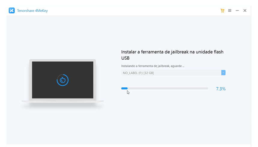 começar a fazer jailbreak do dispositivo ios