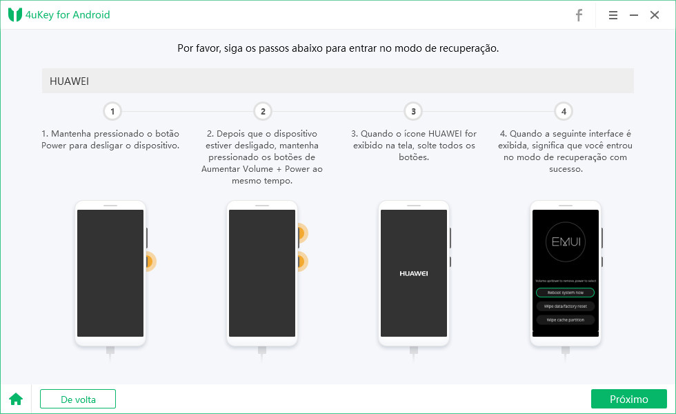 entrar no modo de recuperação android