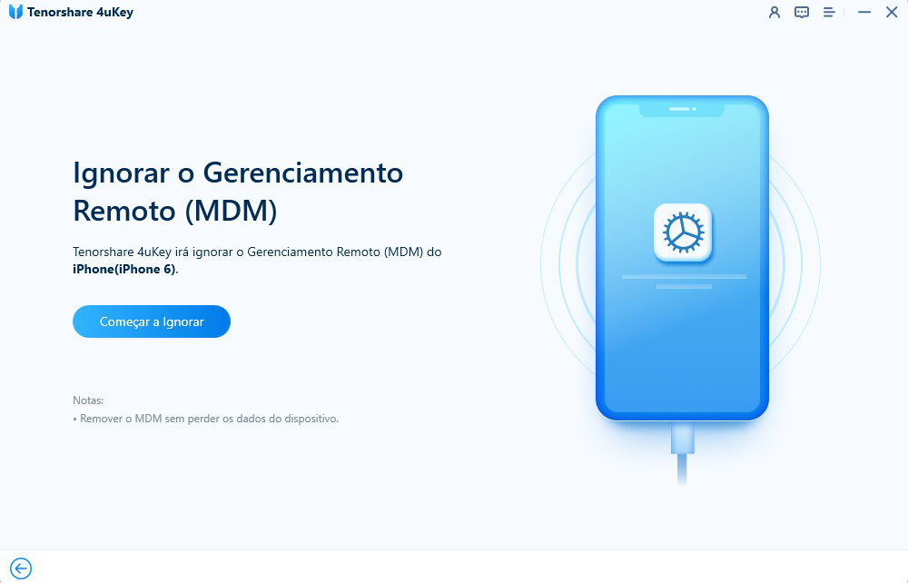 como remover gerenciamento remoto iphone com 4ukey 1