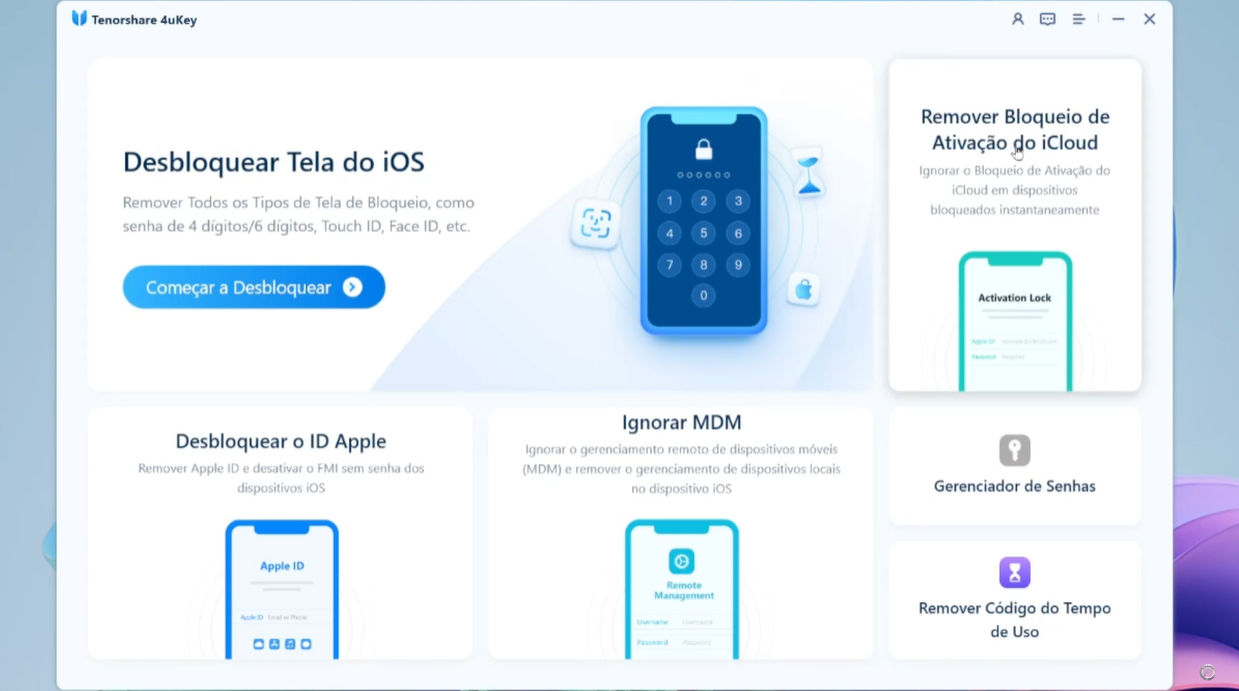 download grátis 4ukey iphone unlocker