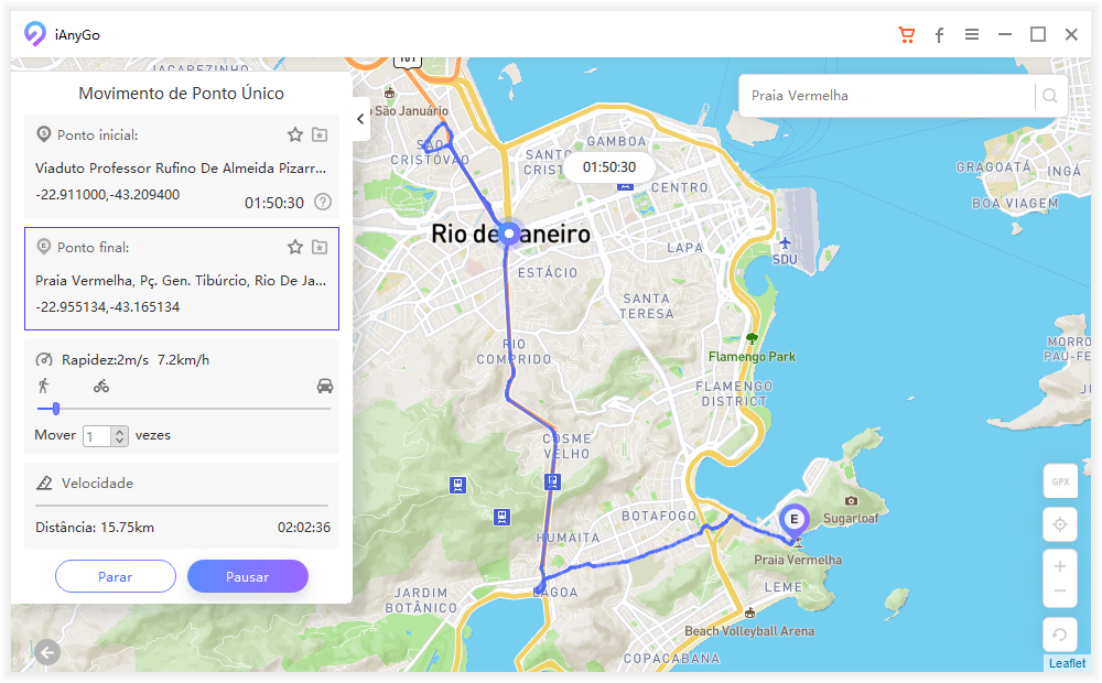 começar a mover