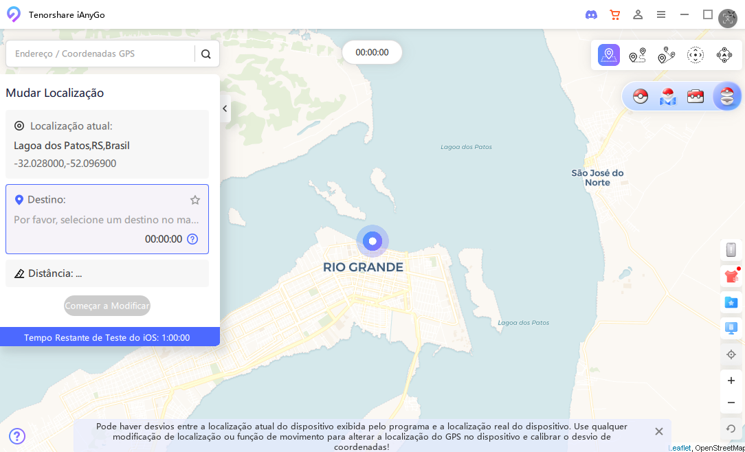 Mudar Localização com iAnyGo