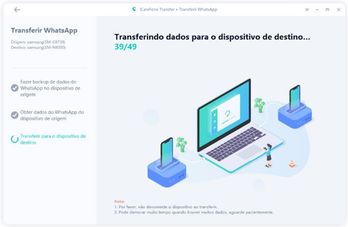 transferir whatsapp android para android guia 5