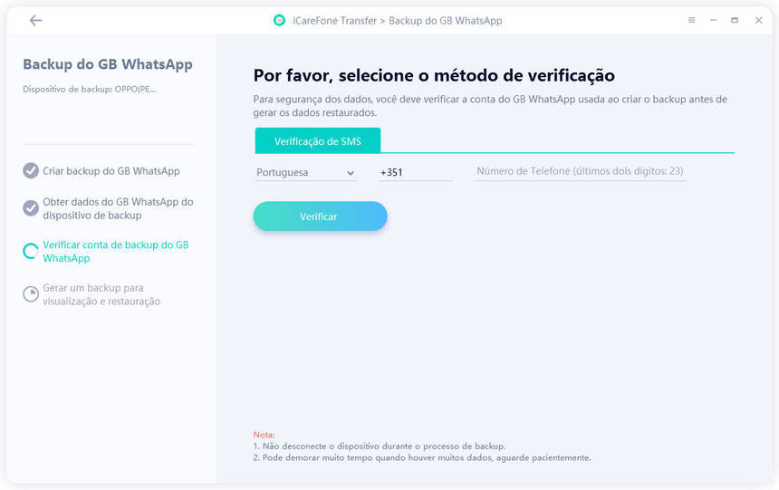fazer backup do gbwhatsapp