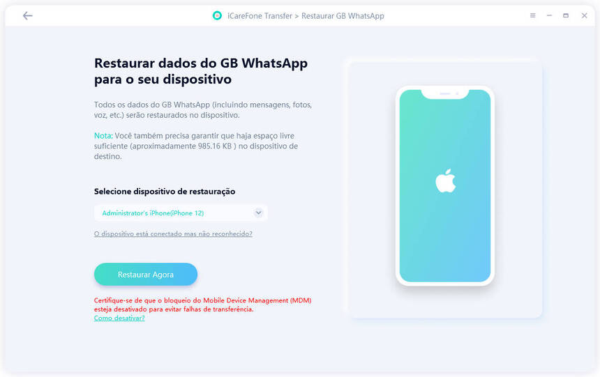 transferir gbwhatsapp para whatsapp