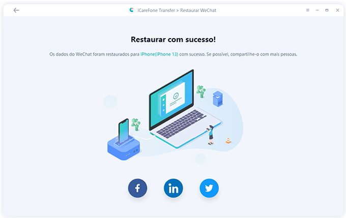 back up wechat data successfully- guide