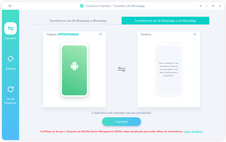 como transferir gbwhatsapp para outro dispositivo - 1