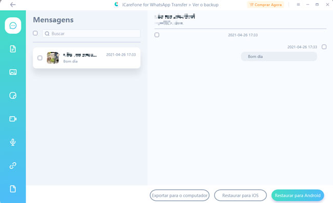 mover whatsapp para cartão sd