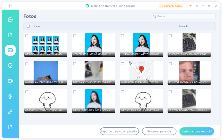 ver os dados do backup do whatsapp no pc