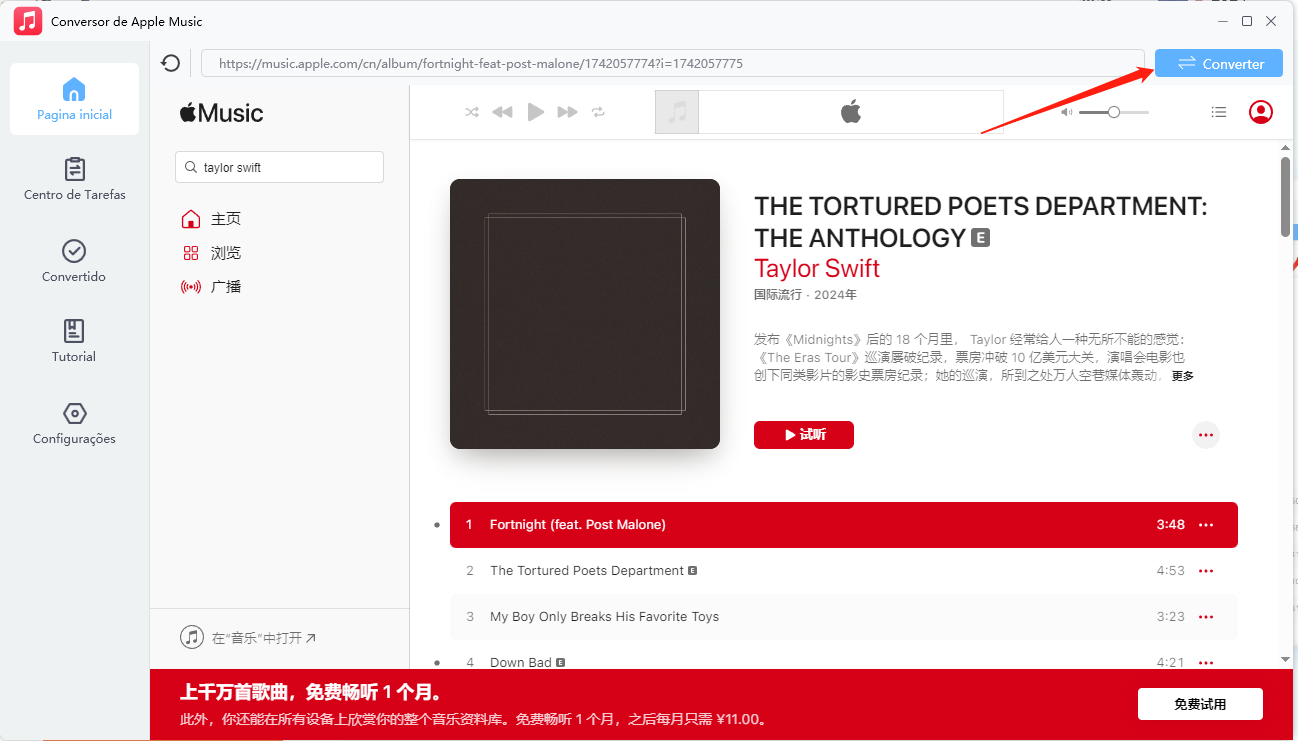 converter apple music para mp3 via icarefone