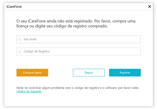 guia de registrar tenorshare icarefone