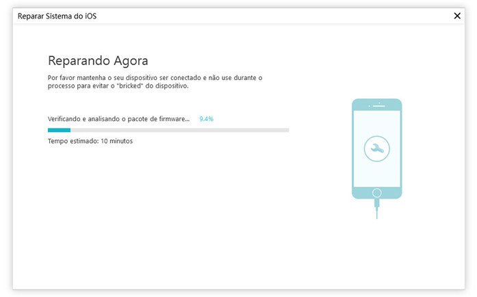 guia de reparar sistema ios com icarefone etapa 3