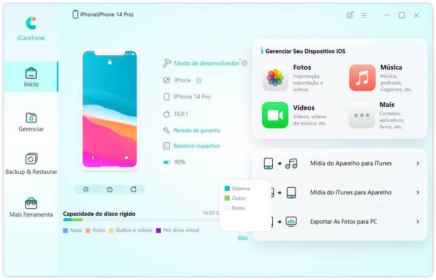 back up iphone no icarefone