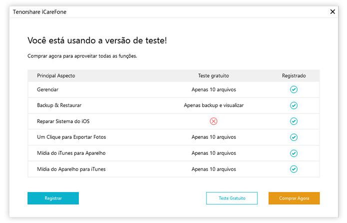 guia de obter tenorshare icarefone