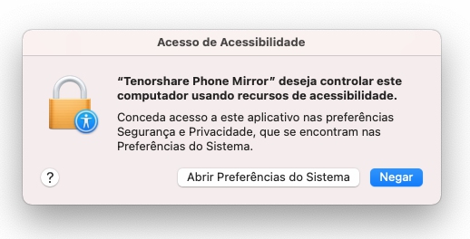 configurar sistema do mac