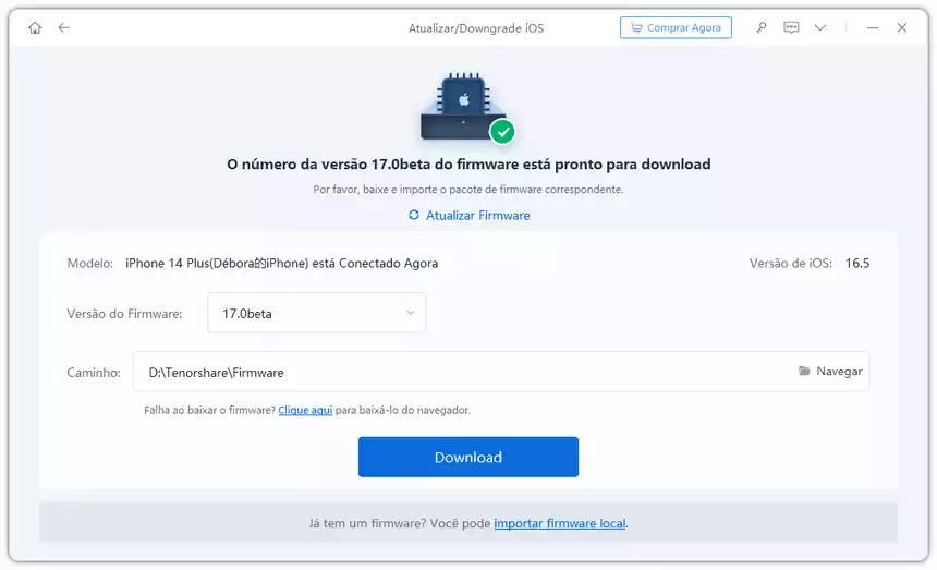 baixar firmware