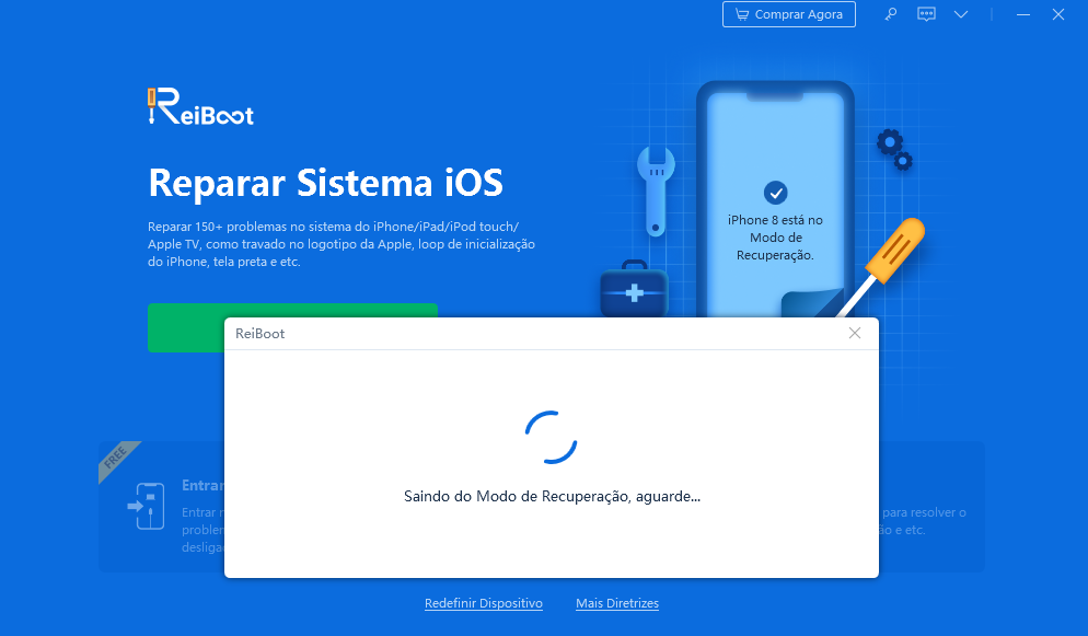 como forçar reiniciar iphone 12/12 pro/12 pro max/12 mini com reiboot 3