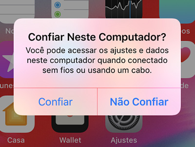 confiar iphone