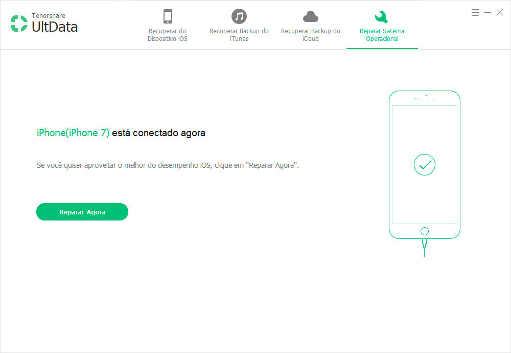 guia de reparar sistema ios com ultdata com sucesso
