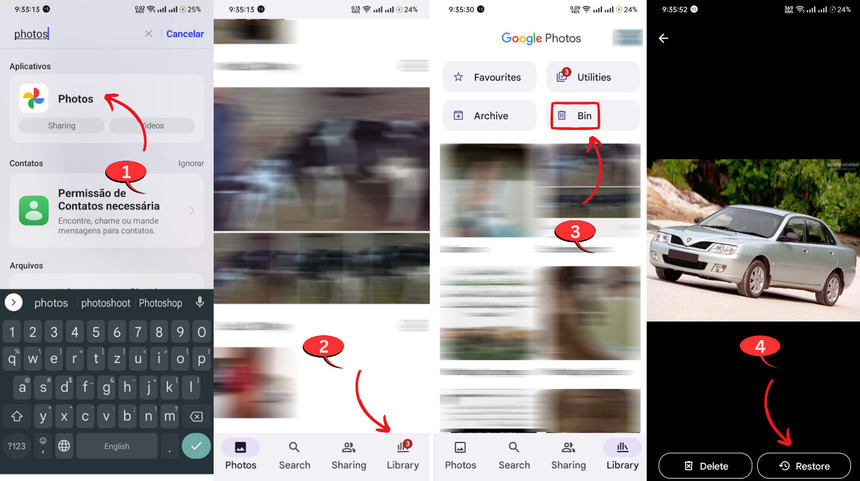 recuperar google fotos