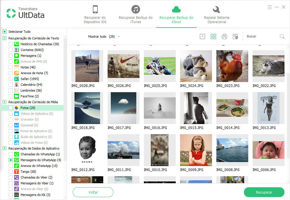 previsualizar os fotos