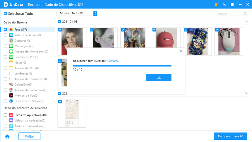 Recuperar dados com sucesso com Tenorshare UltData iOS