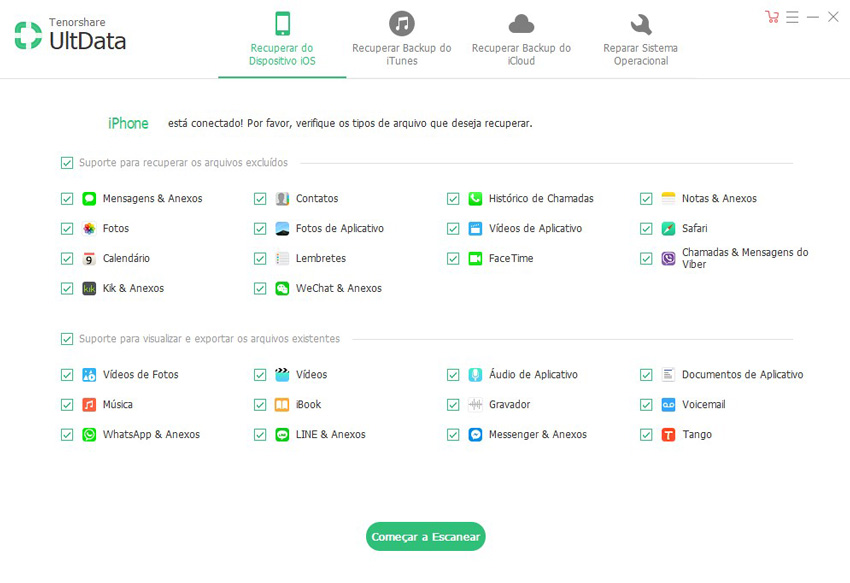 interface do ultdata