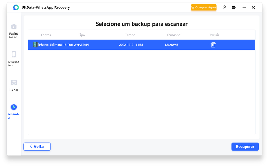 recuperar mensagens do whatsapp pelo itunes