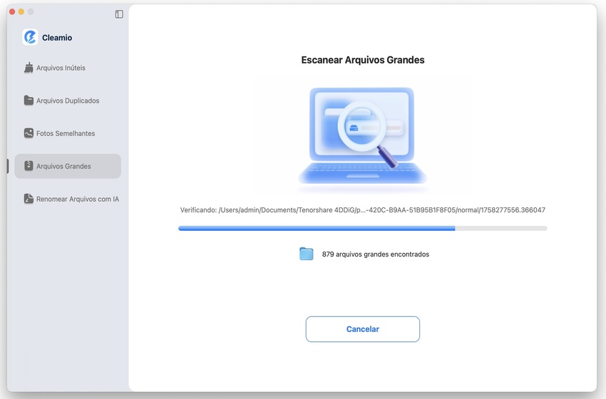 sort and delete mac large files
