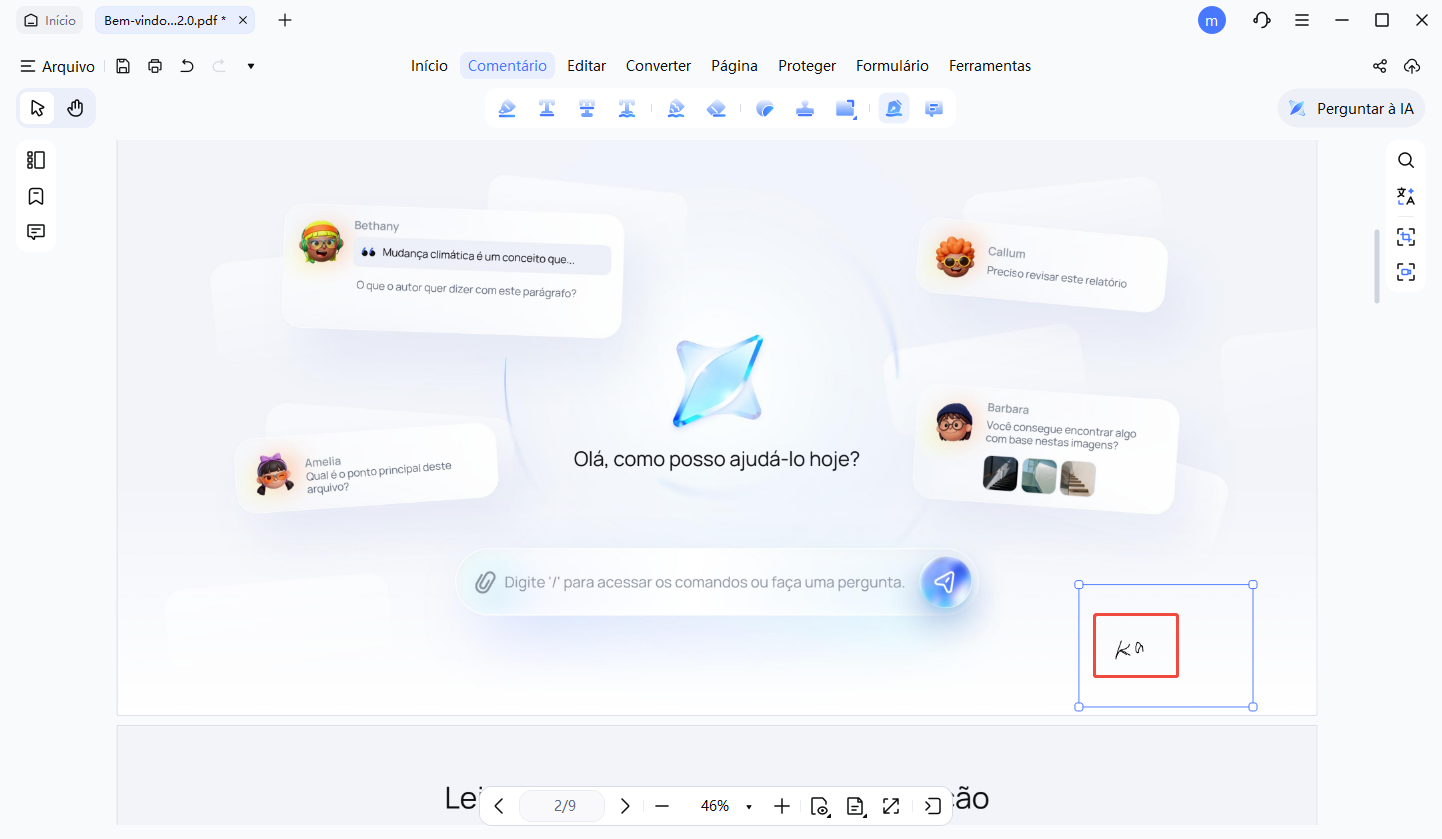 place signature image