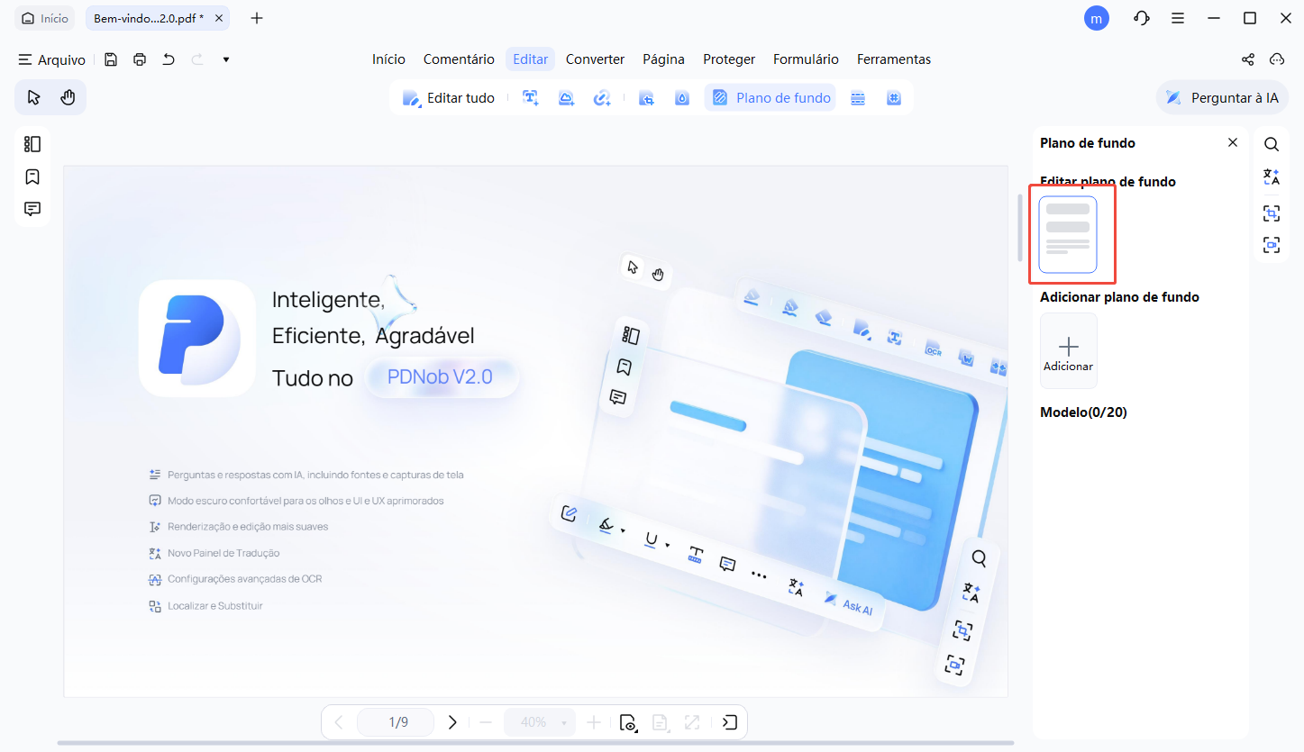 edit existing background