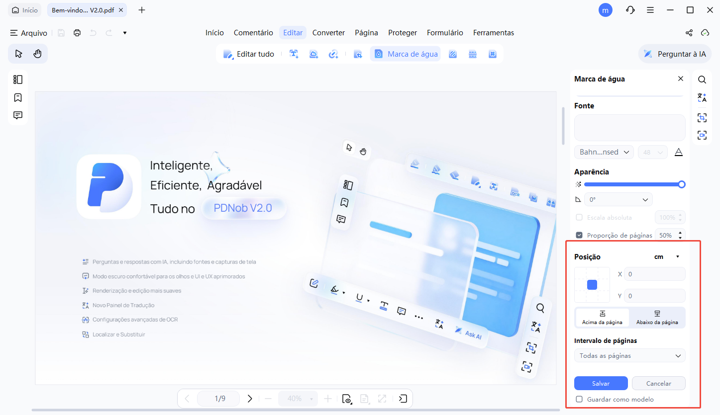 edit watermark position