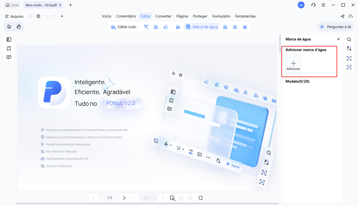 edit current watermark