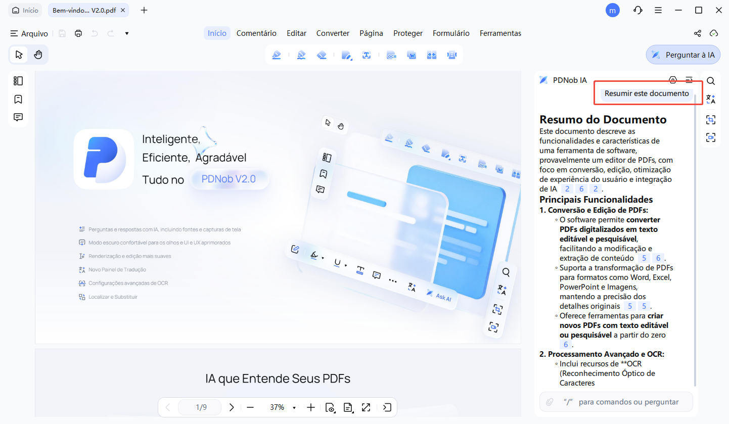 summarize specific pages