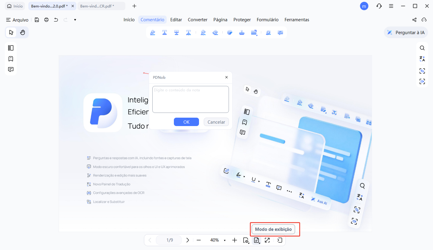 pdf page display modes