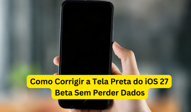 como corrigir iphone tela preta