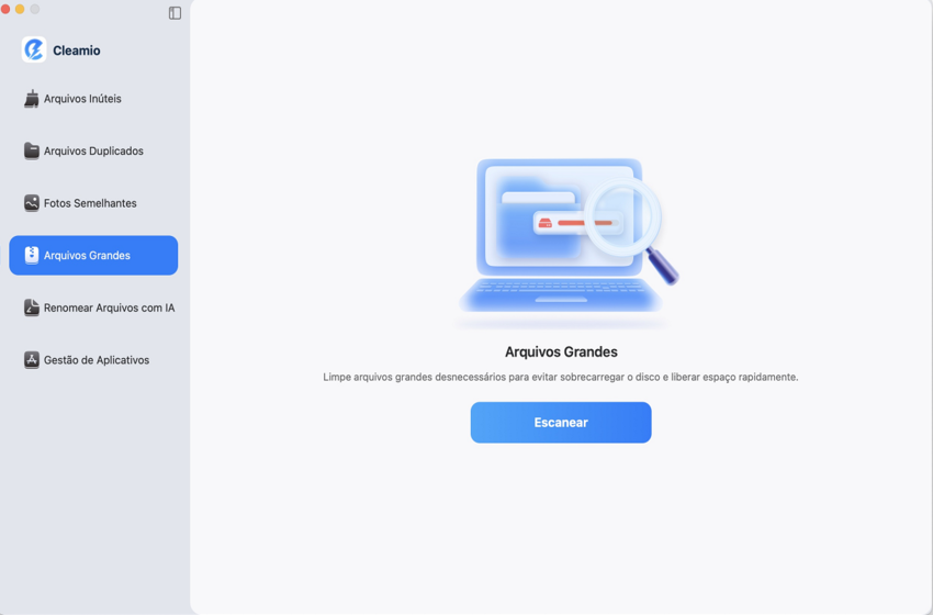 scan mac large files
