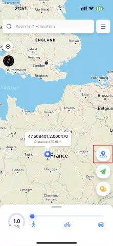 como alterar minha localização no iphone